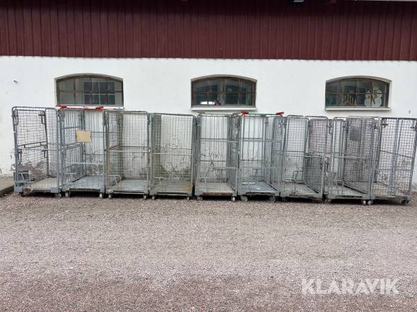 Rullcontainer / Vedbur 10st