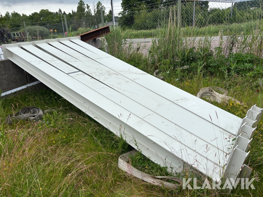 H-Balkar med fotplåt 6st
