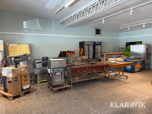 Stort parti med storköksutrustning