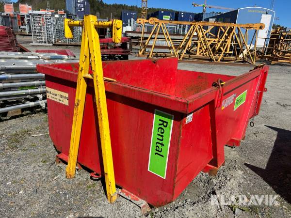 Materialbask Starke Arvid 33300 kedjetömmande 2000 liter & 1500 kg