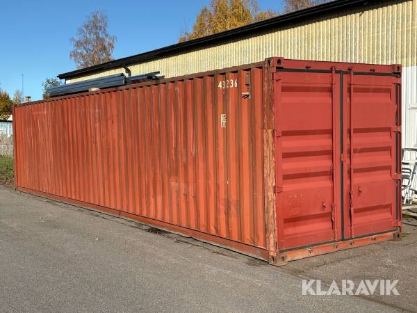 Container 40 fot cortenstål High cube Isolerad