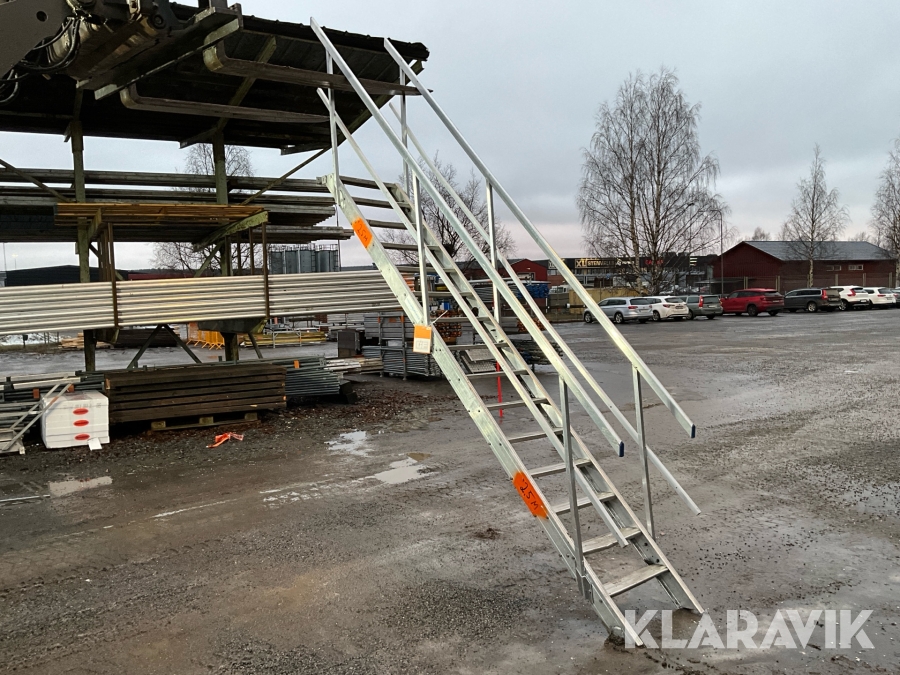 Byggtrappa aluminium