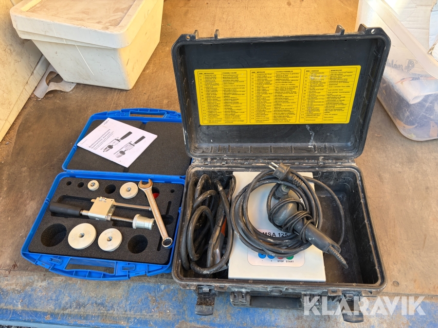 Elektrosvetsmaskin för plaströr GF MSA 125