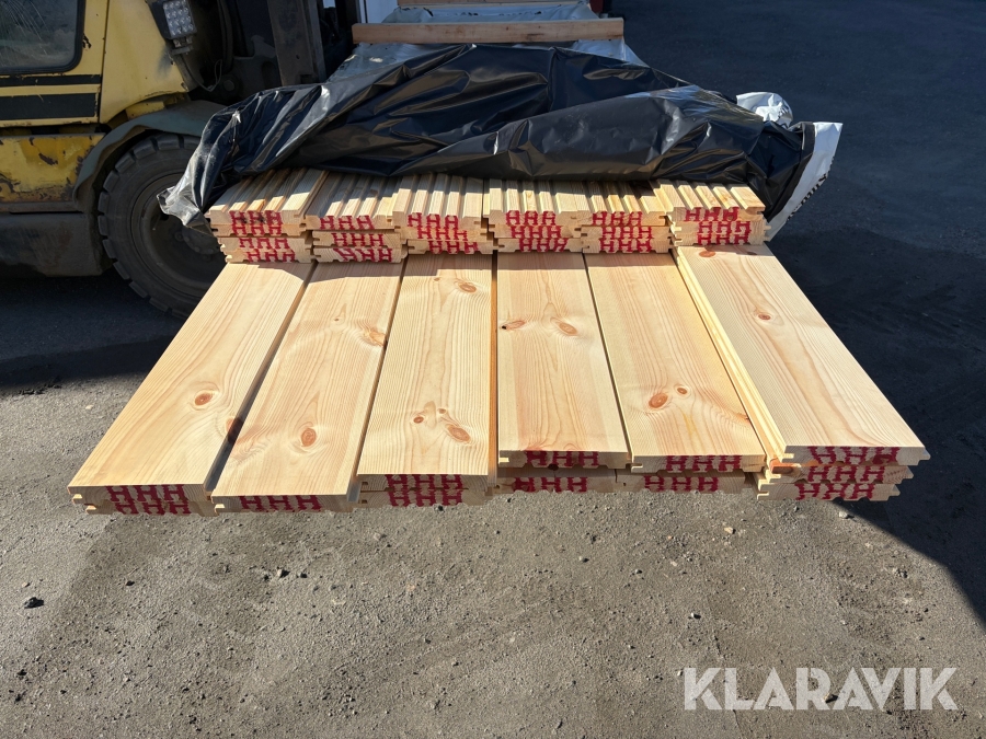 Furugolv 26.5x165 utskott