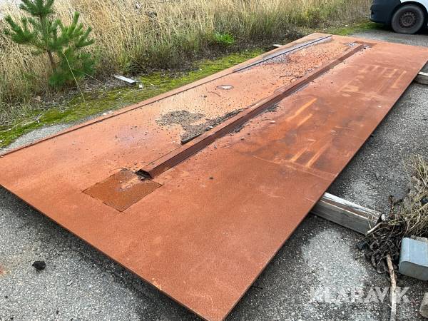 Körplåt 2x6meter