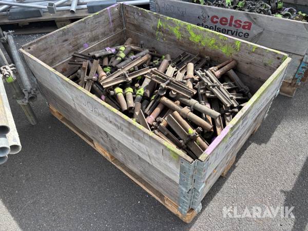 Diverse skarv till 48mm rör Burton / Layher - 200st