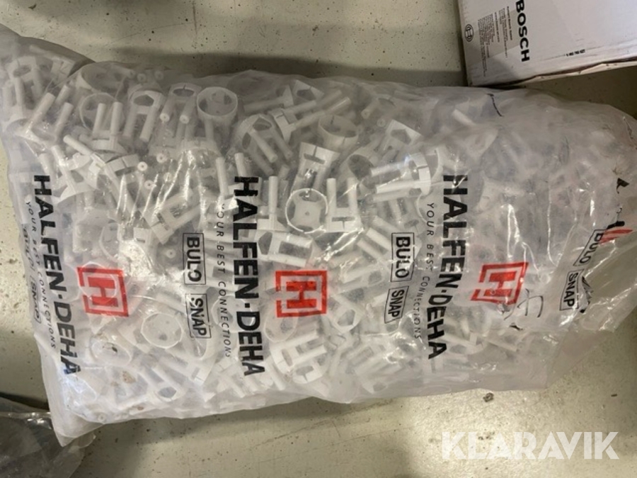 Gjutfötter 55mm höga Halfen-Deha 1st säck