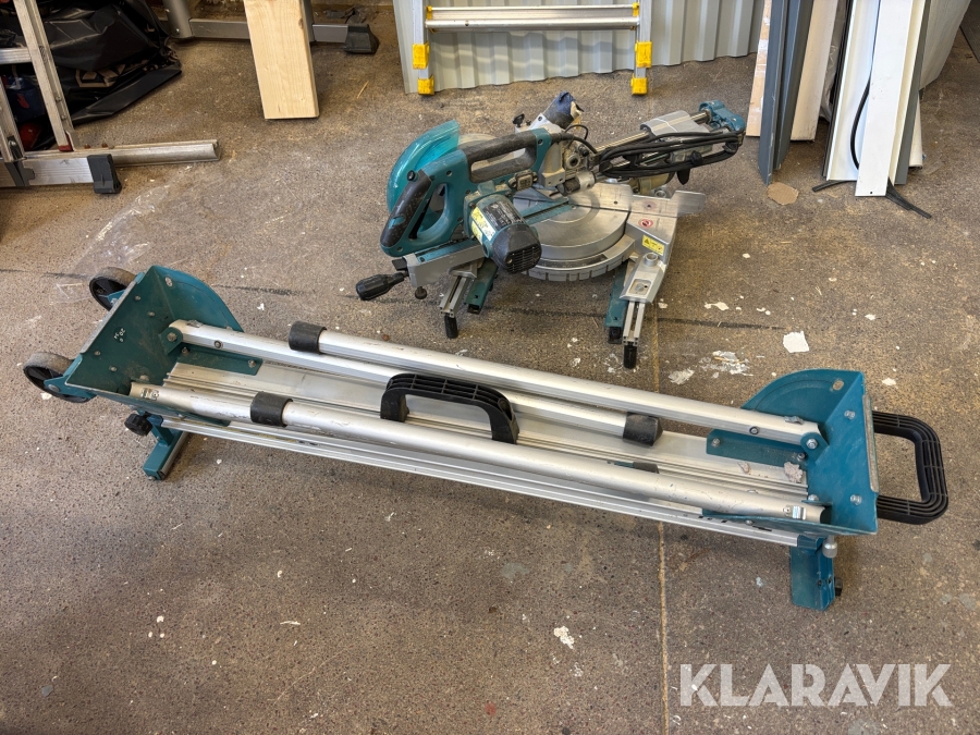 Kap & Geringssåg Makita LS0815FL med sågbord WST06