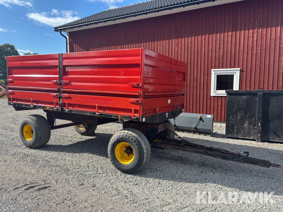 Spannmålsvagn / tippvagn Weckman R85 - 2a