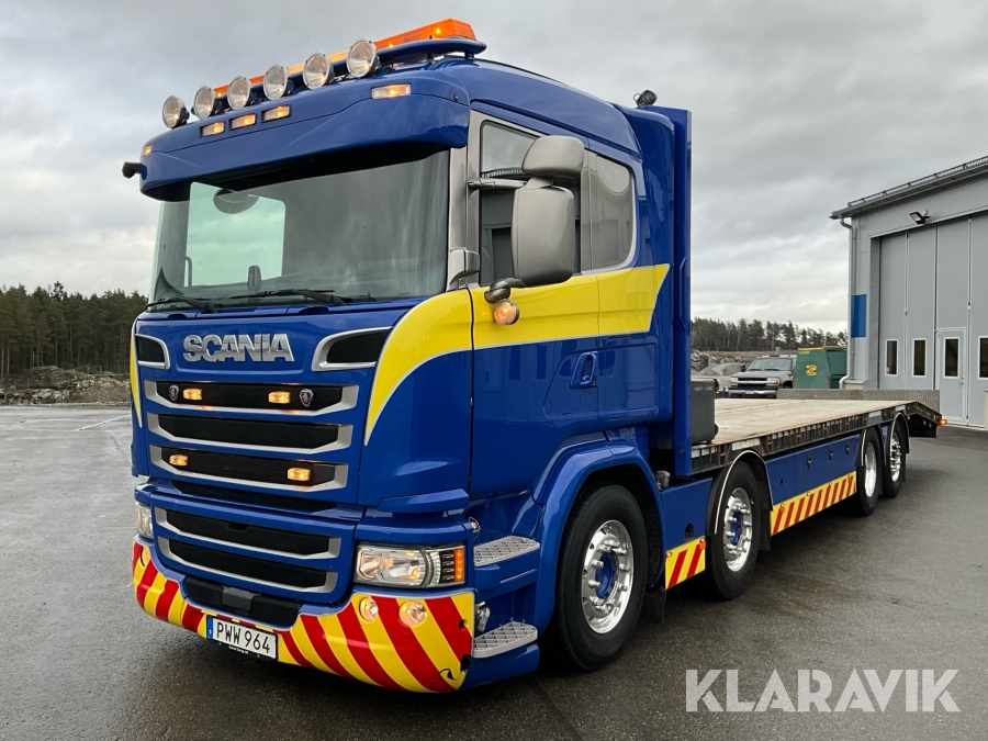 Lastbil Maskintransport Scania G450 Euro6