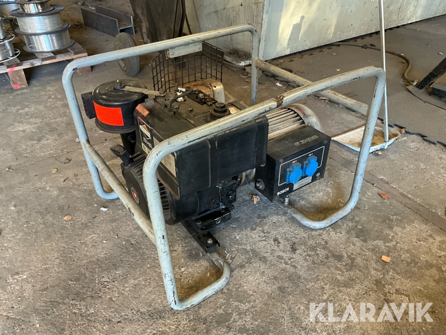 Elverk Bosch G3400 230v Briggs & Stratton