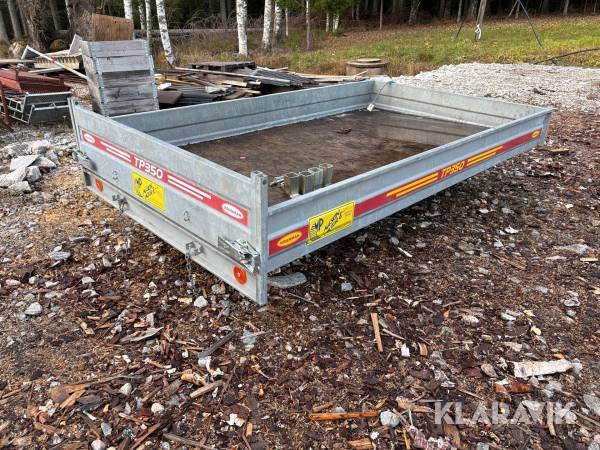 Hydrauliskt tippflak Kranman TP350