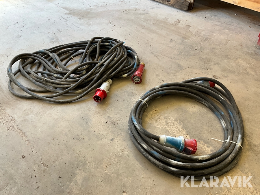 Kabel 63A 3-fas 2st