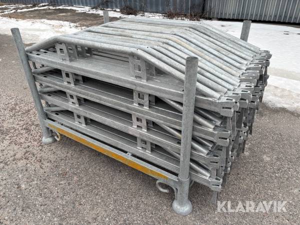 Byggställning U-tvärbalk modulställning JRC ringsystem / murarbalk