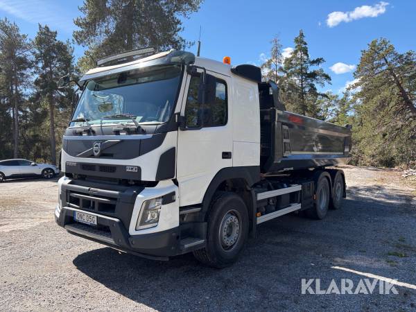 Lastbil Volvo FMX 6x2 Zetterberg flak