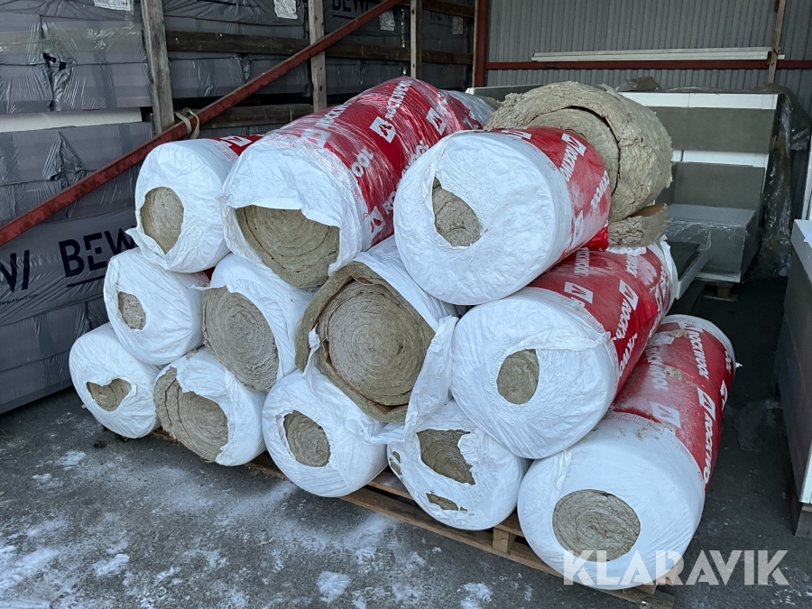 Isolering Rockwool Byggrulle med vindskydd