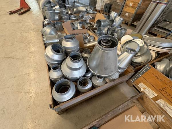 Parti med ventilationsdelar Ets Nord, FläktWoods