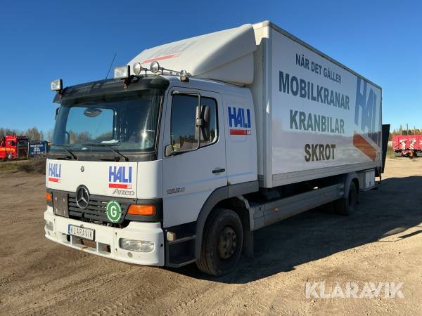 Skåplastbil Mercedes-Benz Atego 1223L med bakgavellyft