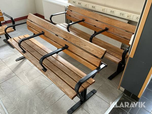 Parksoffa/Trädgårdsbänk Nola Sweden 2st