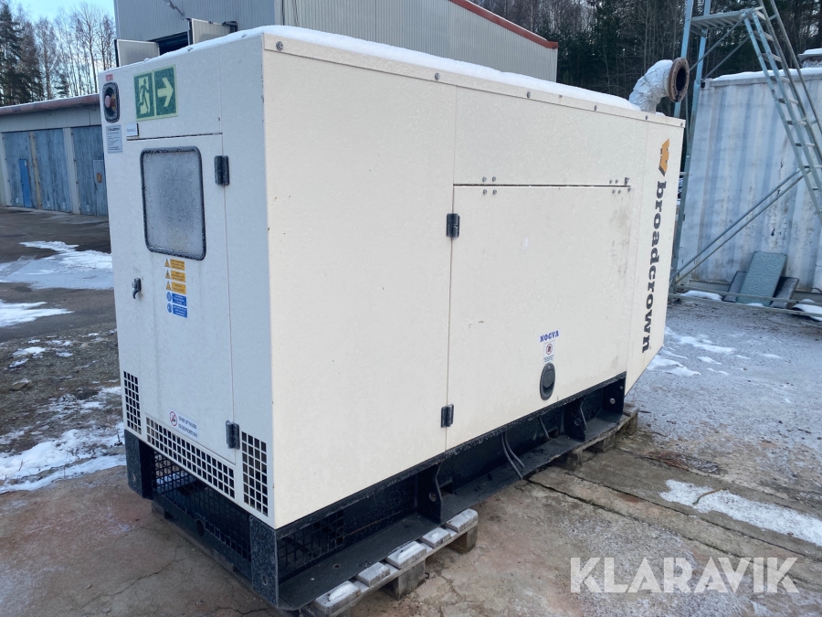Elverk Broadcrown 80 kVA, Fagersta, Kla