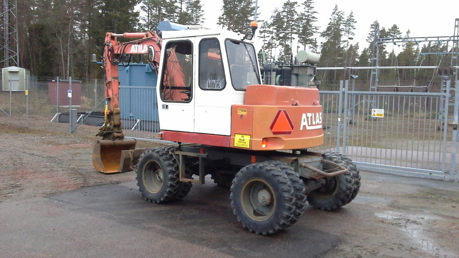 Hjulgrävare + tillbehör