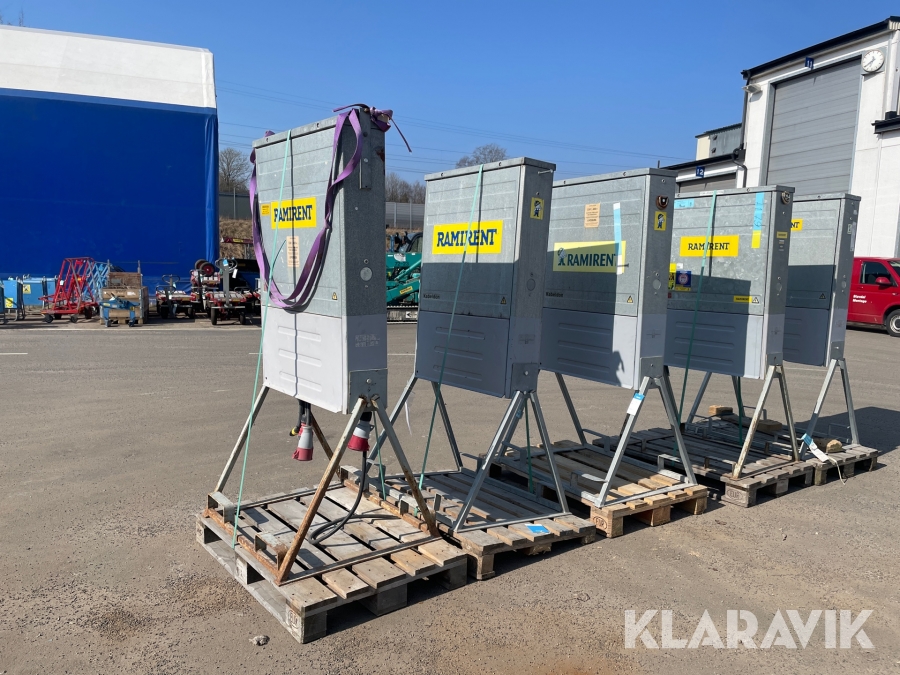 Fördelningscentraler 400A Kabeldon CDC460 5 st