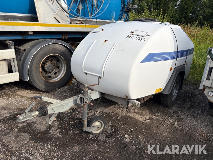 Högtryckstvätt Masterfluid/Alcon 30/500T med MF trailer Aj släp