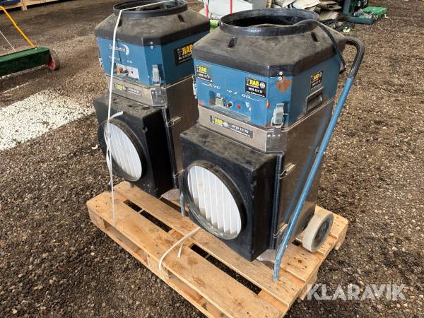 Luftrenare 2st Dustcontrol AirCube 2000