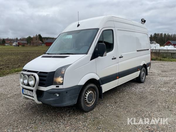 Skåpbil Volkswagen Crafter TDI med inredning