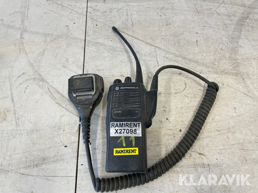 Kommunikationsradio Motorola GP340 UHF