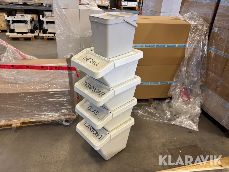 Plastlådor Ikea 5 st
