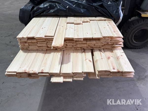 Pärlspont furu 12x95 ändspont b sortering