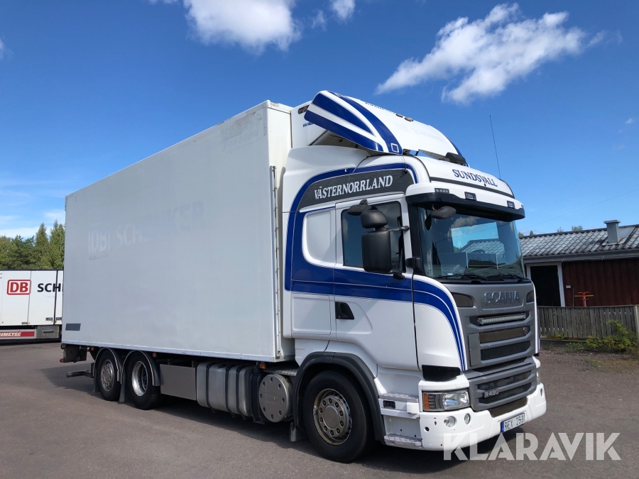 Fjärrbil Scania R480 Kyl och frysaggregat
