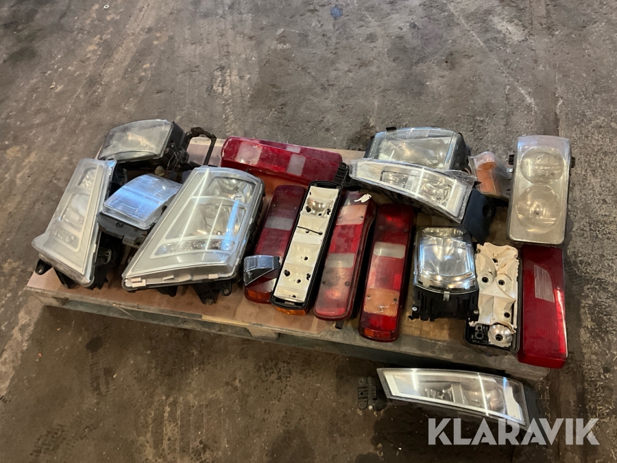 Belysning och tillbehör till Volvo och Scania lastbilar