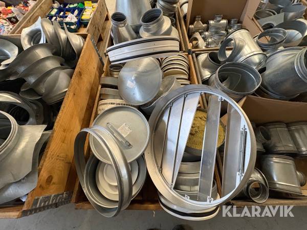 Parti med ventilationsdelar Fläkt group
