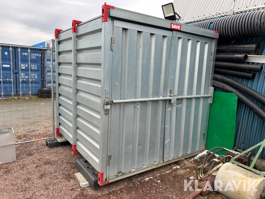 Plåtförråd / container