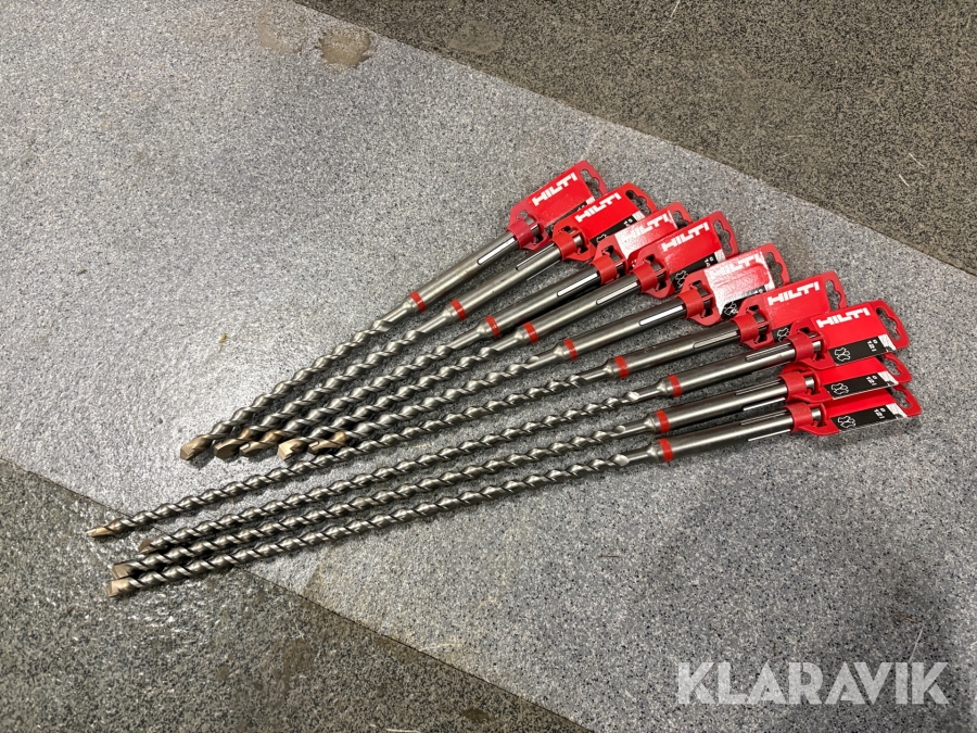 Parti med betongborrar Hilti TE-Y 14/35, TE-Y 12/55 9 st