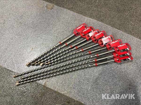 Parti med betongborrar Hilti TE-Y 14/35, TE-Y 12/55 9 st