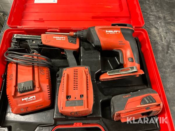 Skruvdragare Hilti SD 5000 -A22 med skruvmagasin
