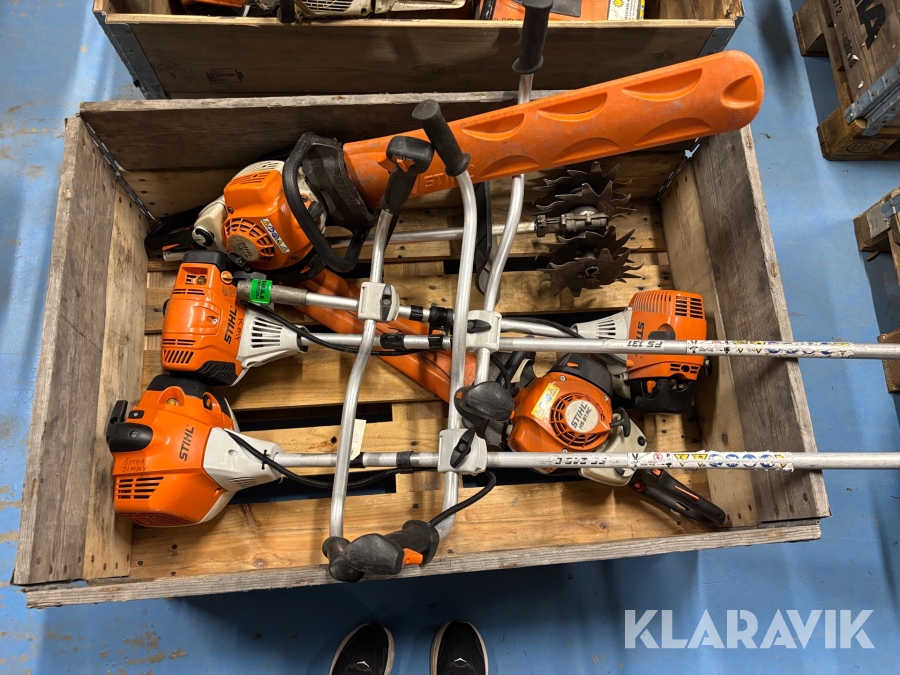 Röjsåg, häcksax och multimaskin Stihl 5 st