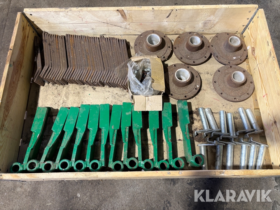 Rivarjärn 40 st / utkastarvingar med bult 12 st Samson SP