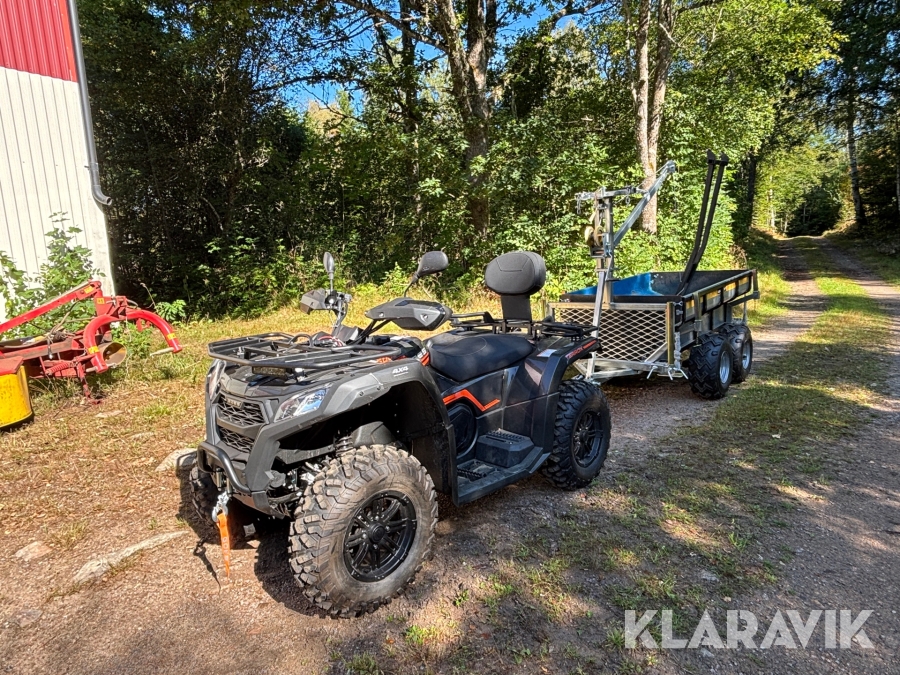 ATV Goes Terrox 500L med kombikärra