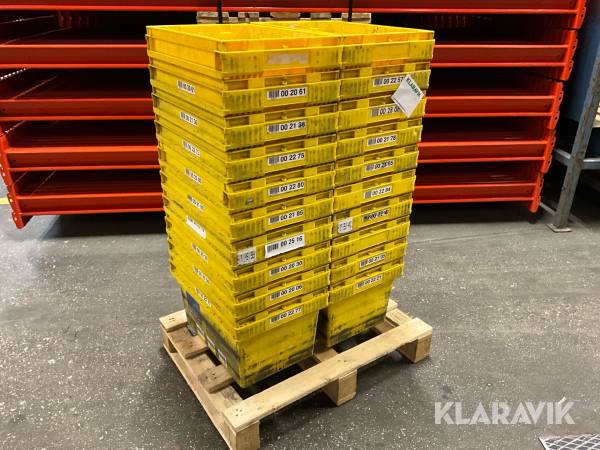 Plastlådor 20st