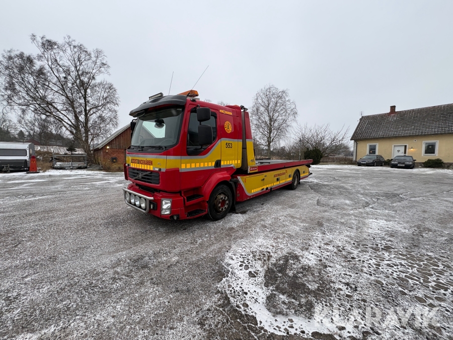 Bärgningsbil Volvo FL Flakbärgare