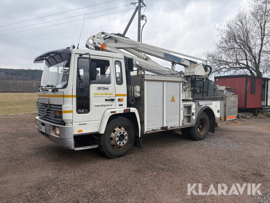 Lastbil / Liftbil Volvo FL6 med Svabo-Lift 12 m