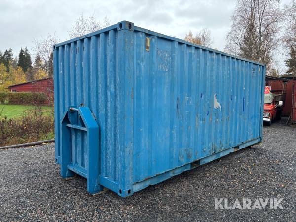 Container 20 fot på lastväxlarram
