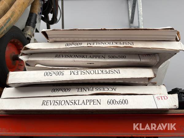 Inspektionsluckor 7st oanvända
