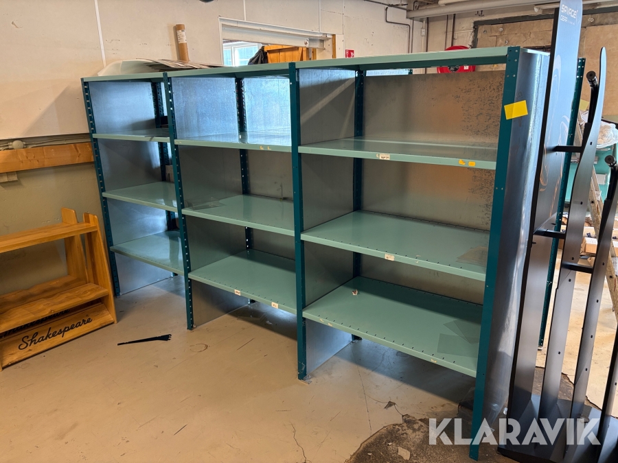 Lagerhyllor 2x3st sektioner