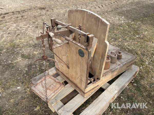 Säckvåg Lindells Vågfabrik