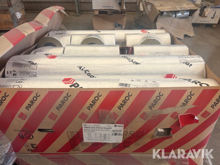 Isolering ventilationsrör Paroc Hvac AirCoat Housekit